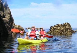  Kayak de mar en Finisterre 
